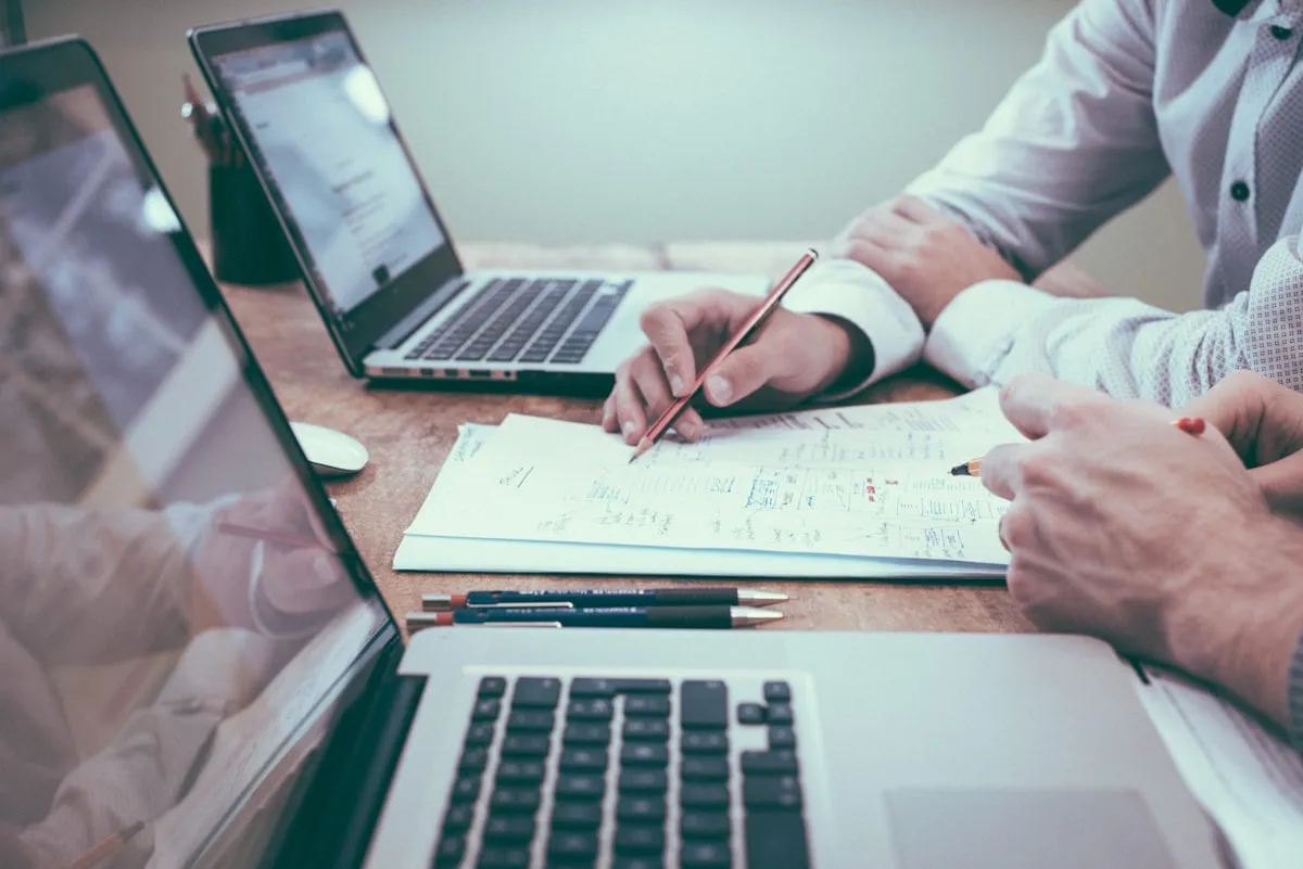 Financial documents and bonds representing surety and contract insurance